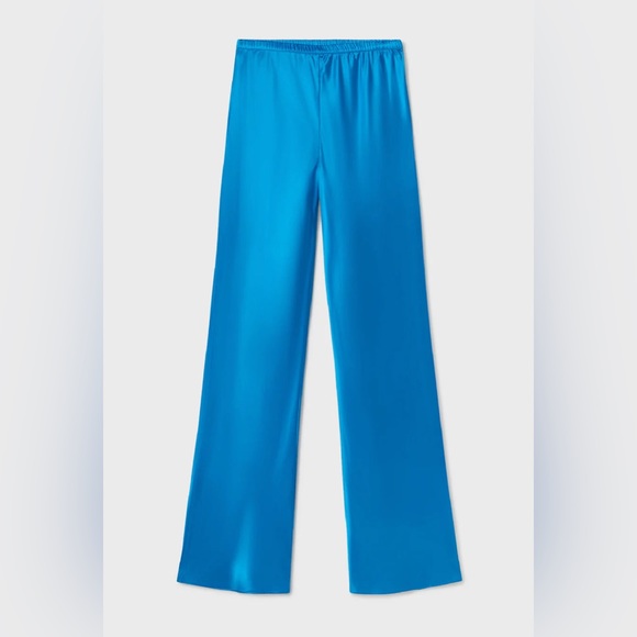 SILK LAUNDRY | BIAS CUT PANTS (COAST BLUE) - Picture 2 of 2